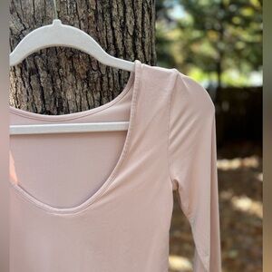 H&M Balletcore Scoop Back Blouse